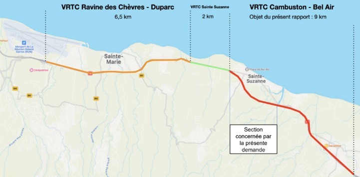 Plan de situation TCSP RN2